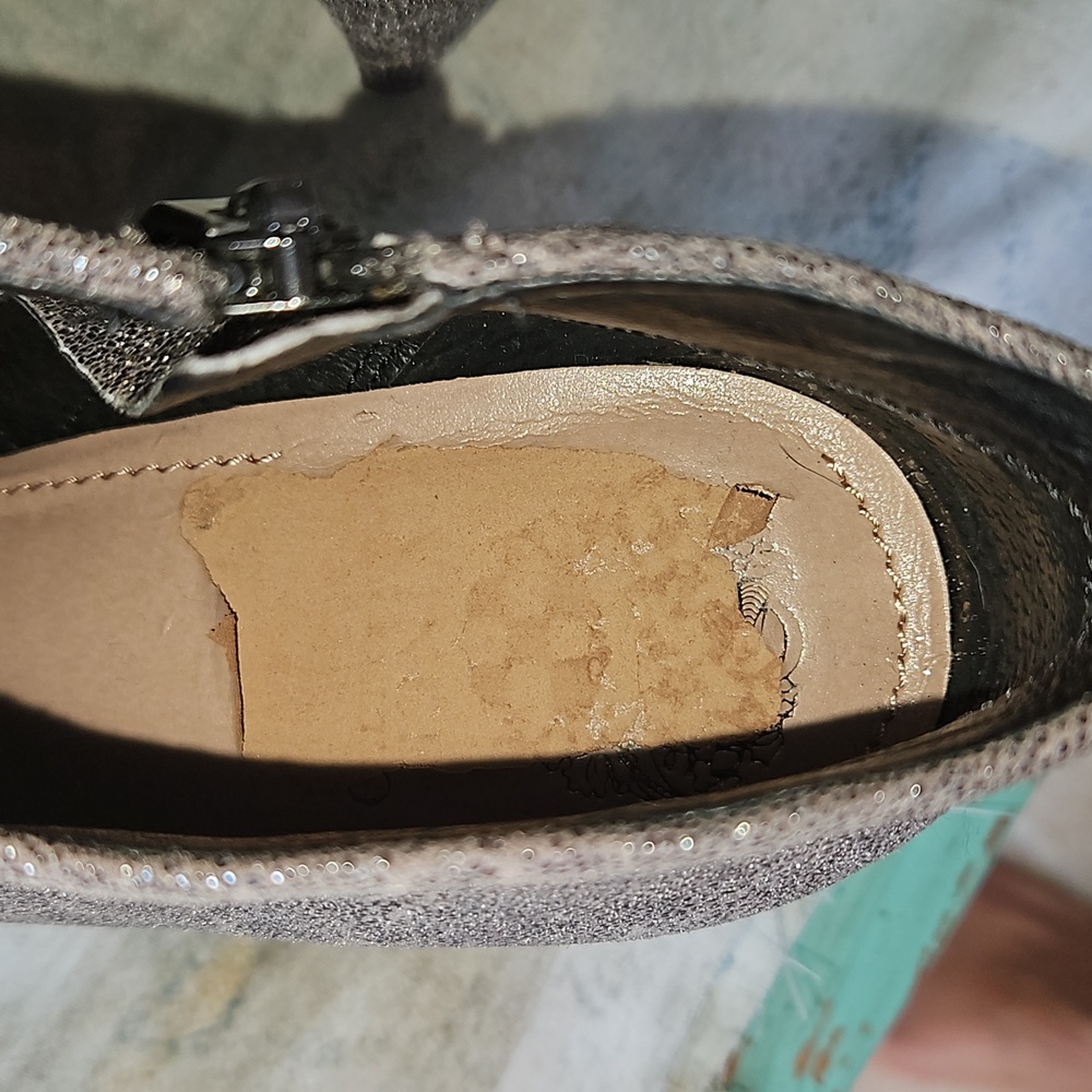 Vince Camuto Amoby 2 Urban Glitter Leather Booties - Picture 6 of 7